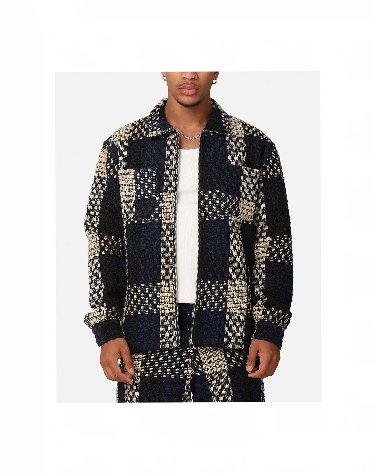 Men's Textured Weave Jacket