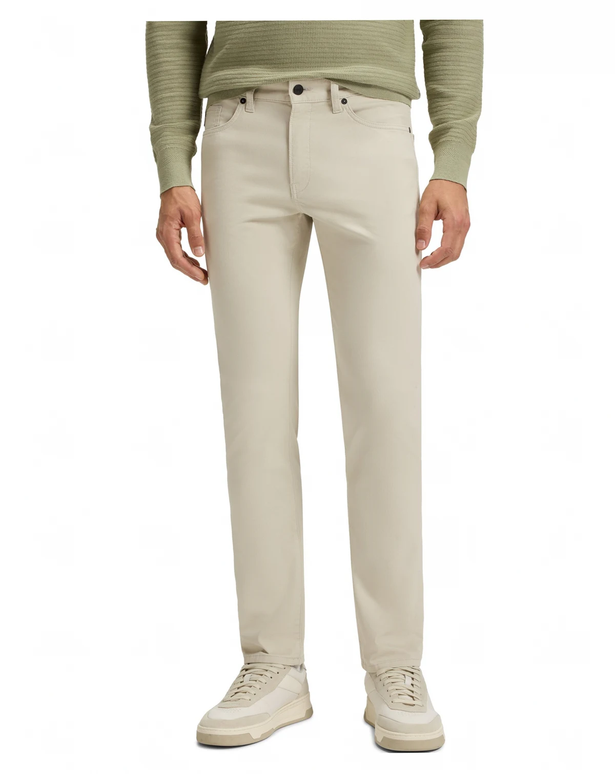 Men's Stretch-Cotton Moleskin Slim-Fit Pants