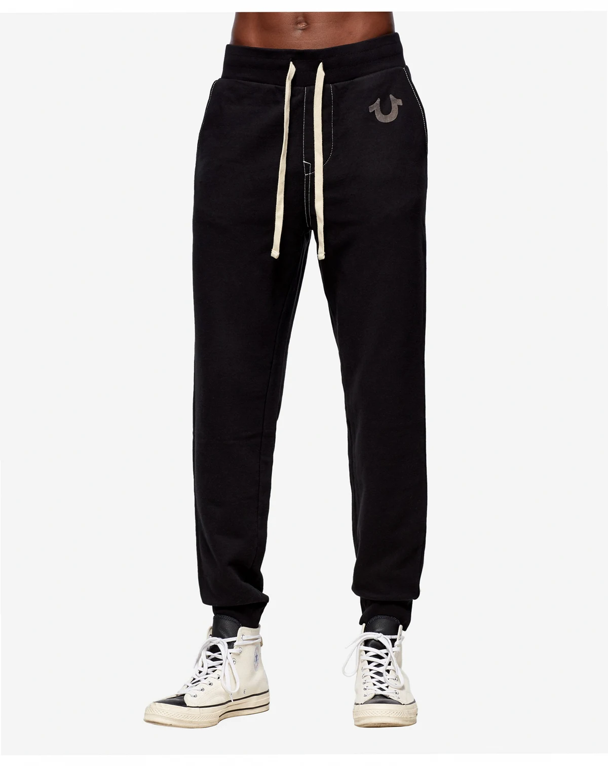 Men's Classic Logo Elastic Drawstring Joggers