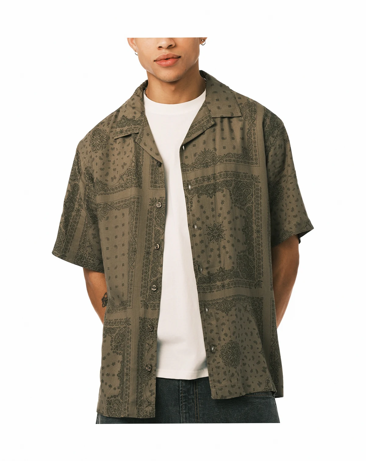 Men's Sandro Camp Collar Shirt