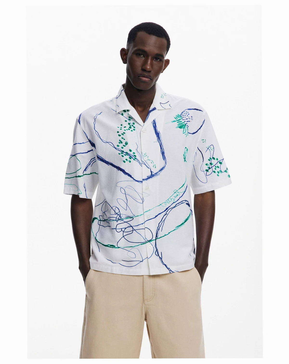 Men's Short-sleeved Arty shirt