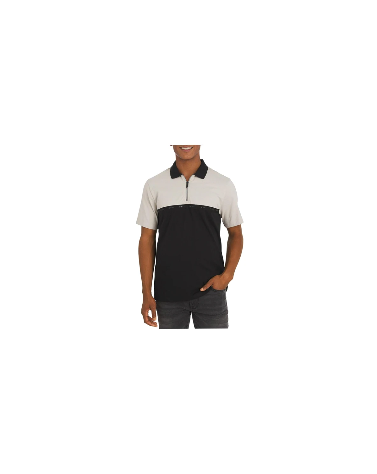 Men's Highwalk Cotton Zip Front Polo