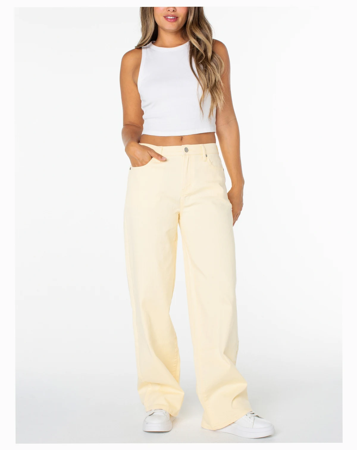 Juniors' Baggy Wide-Leg Jeans