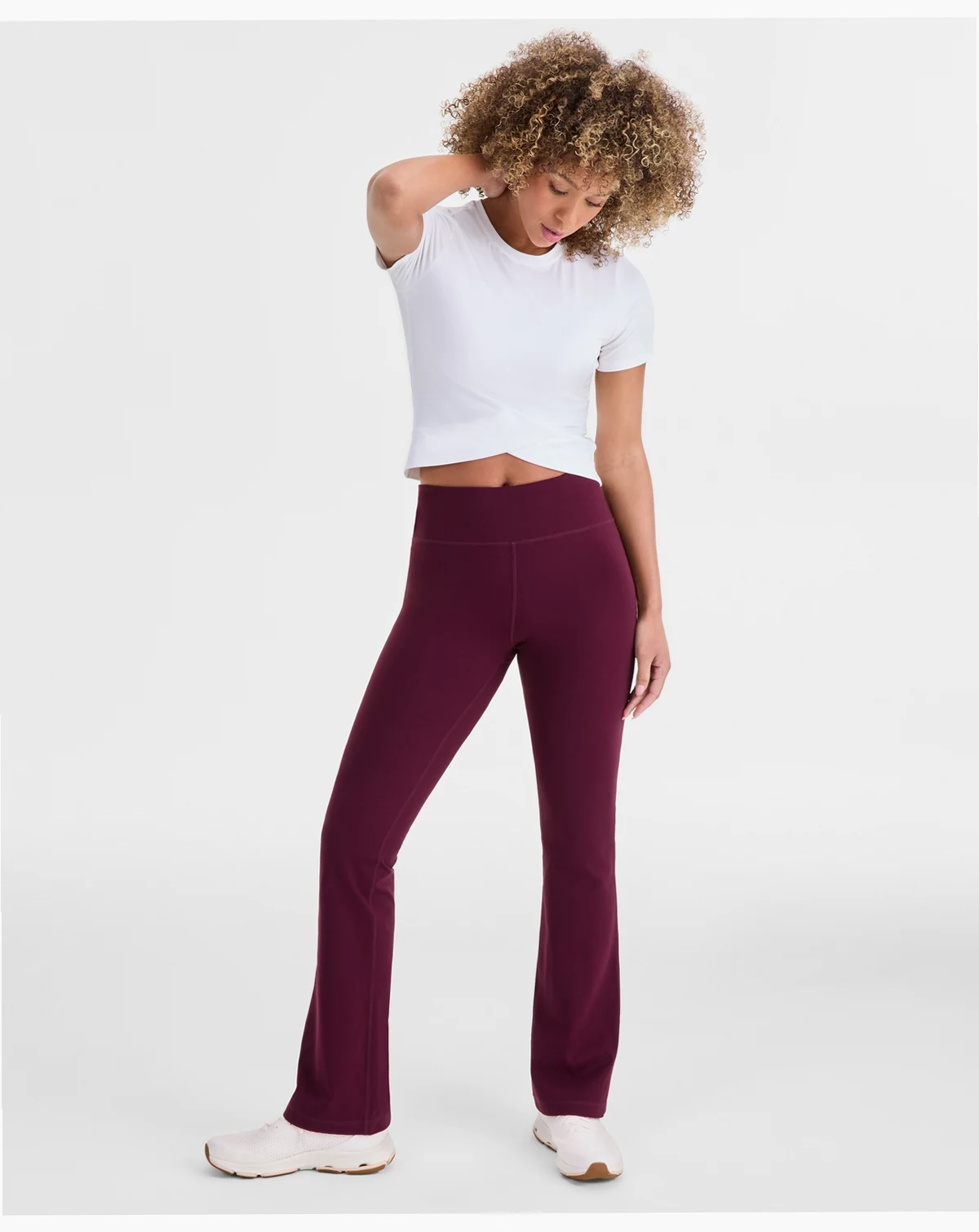 Women's Studio High Rise Flare Leggings Tall, Macy's Exclusive