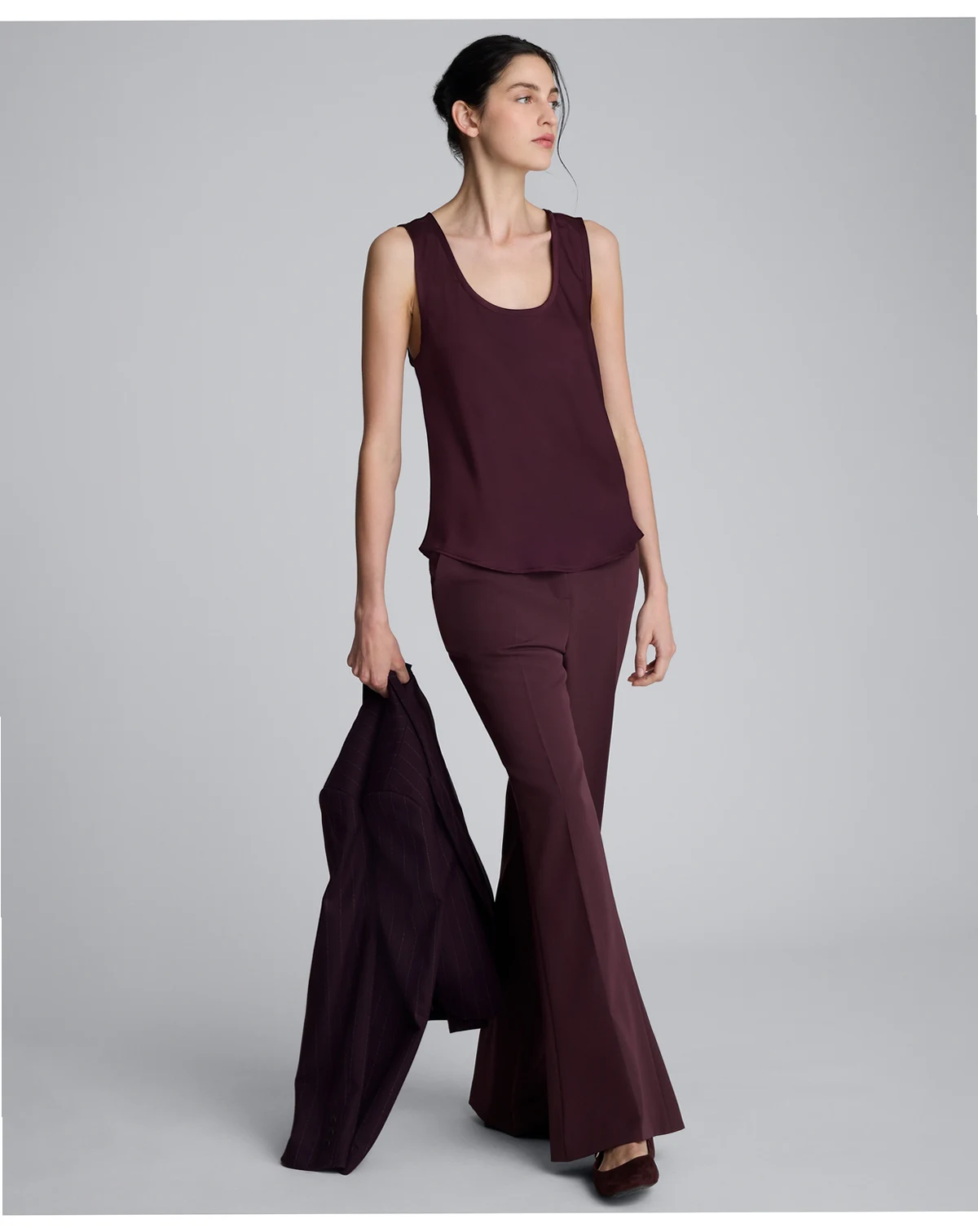 Women’s Luxe Twill Flare Leg Pant