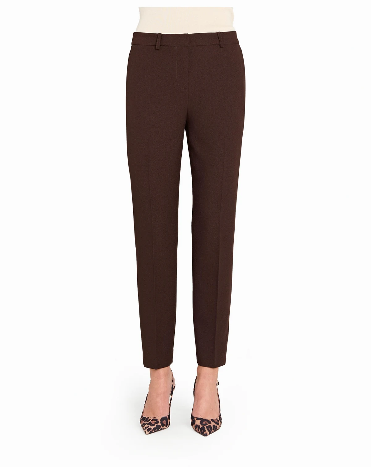 Women's Petite Mid-Rise Ankle-Length Pants