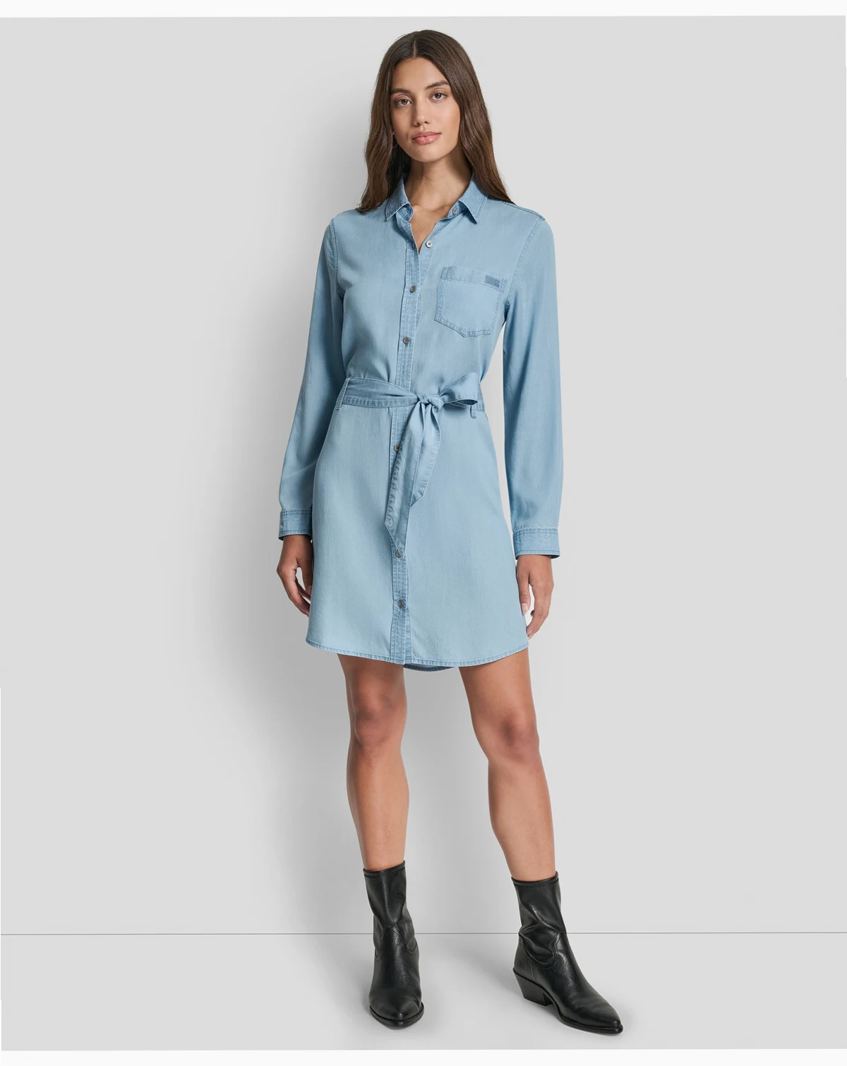 Women's Long-Sleeve Shirt Dress