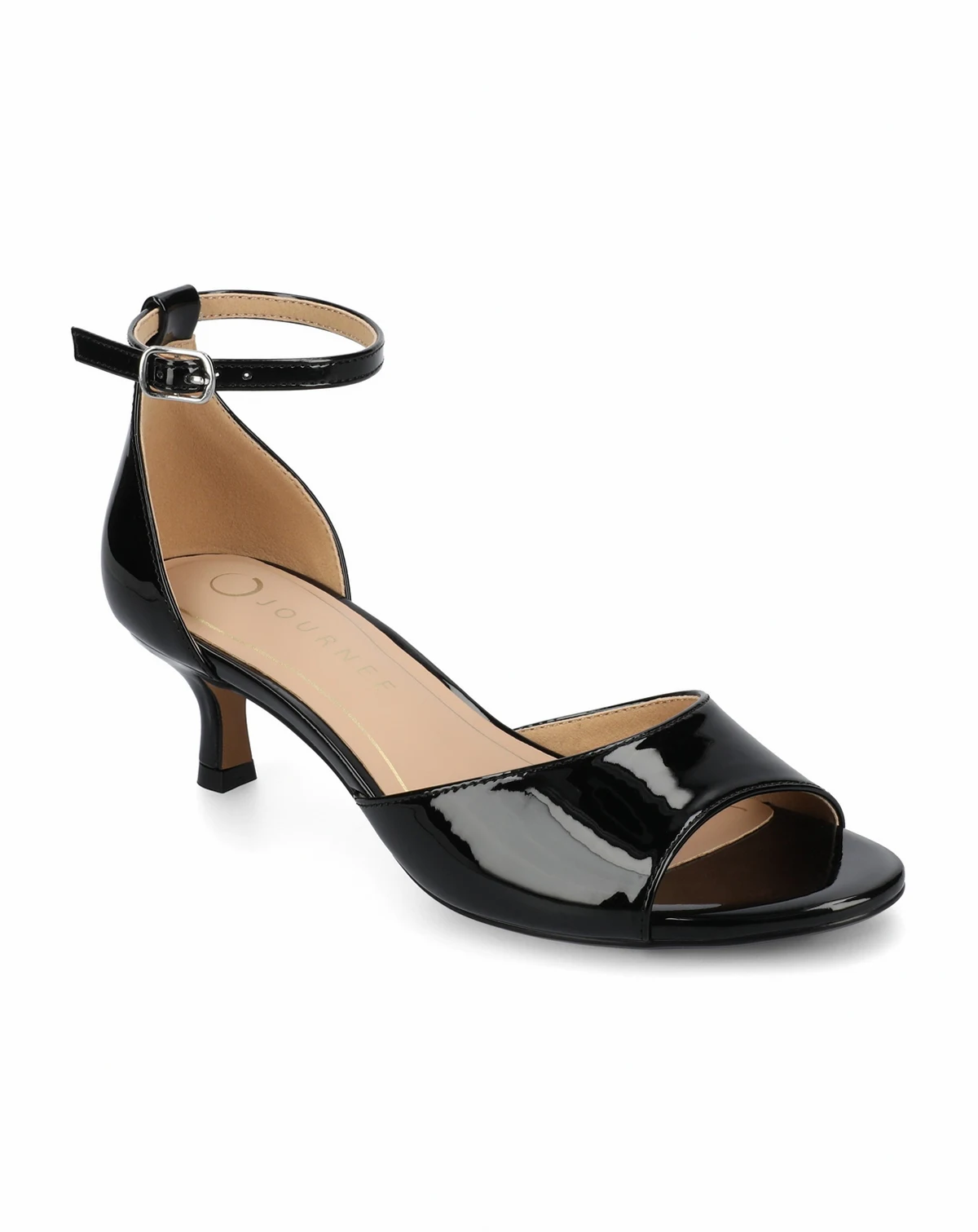 Women's Jezzie Peep Toe Kitten Heel Dress Sandals