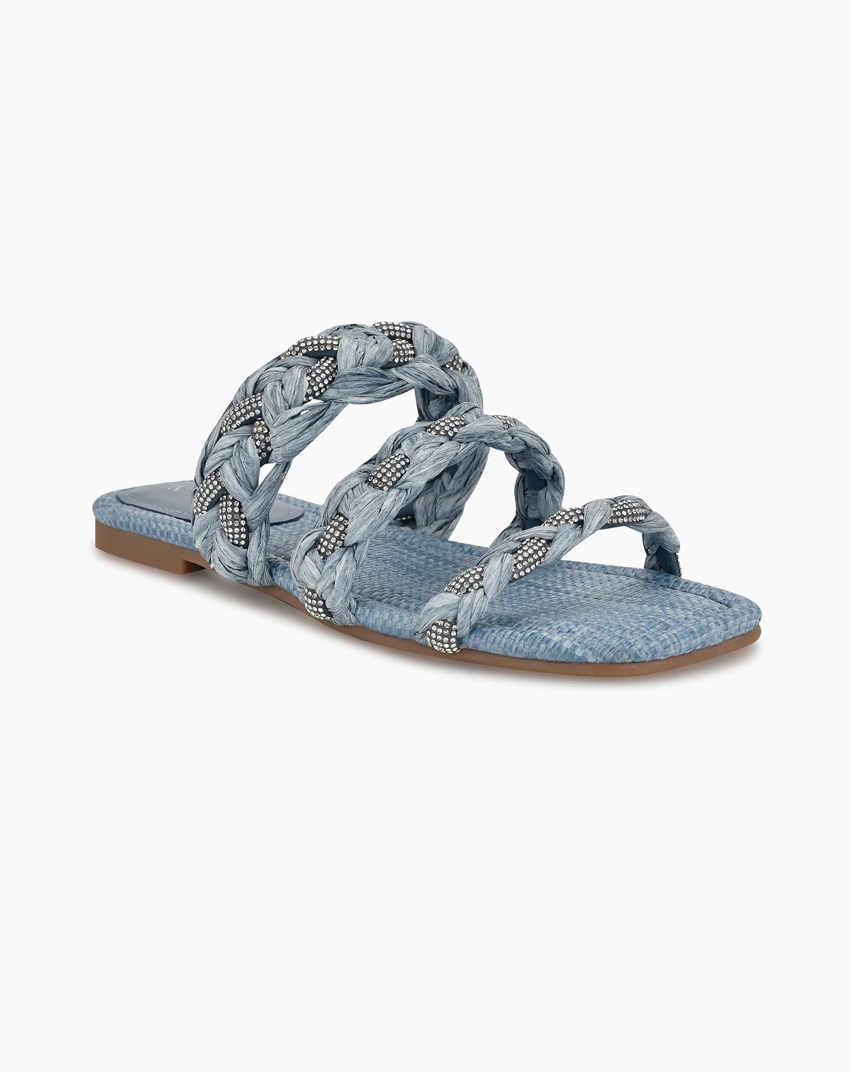Women's Qazz Woven Embellished Flat Sandals
