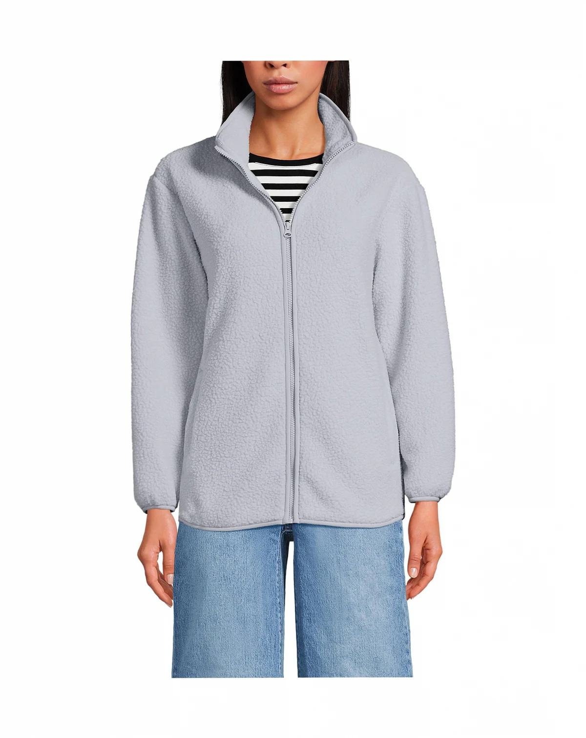 Women's Cozy High Pile Full Zip Fleece Jacket