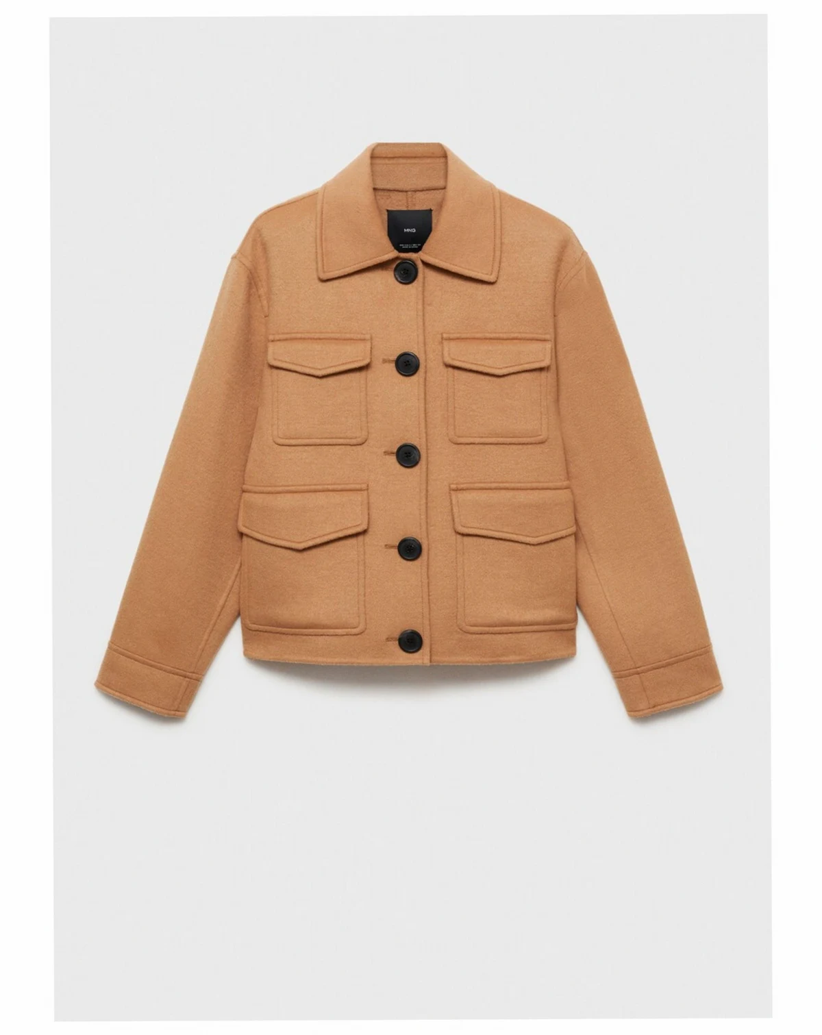 Women's Pockets Detail Wool-Blend Jacket
