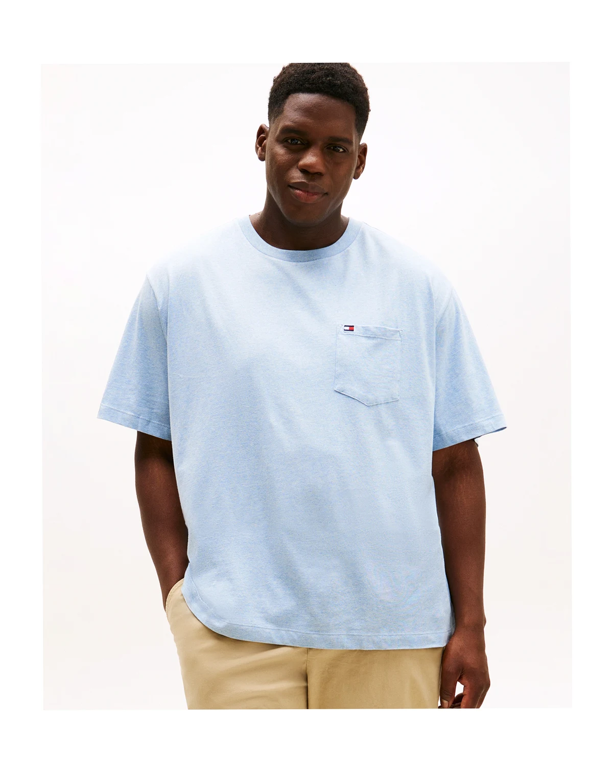 Men's Big & Tall Tommy Crew Neck Pocket T-Shirt