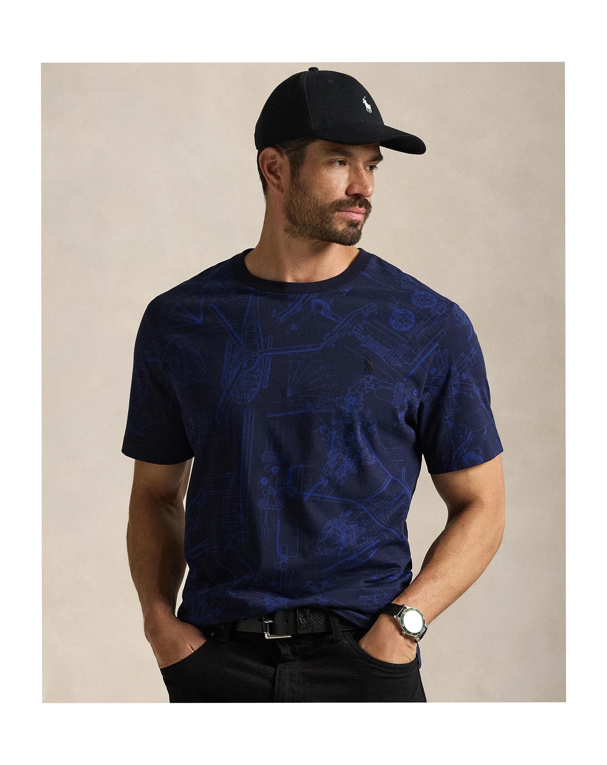 Men's Big & Tall Short-Sleeve Printed T-Shirt