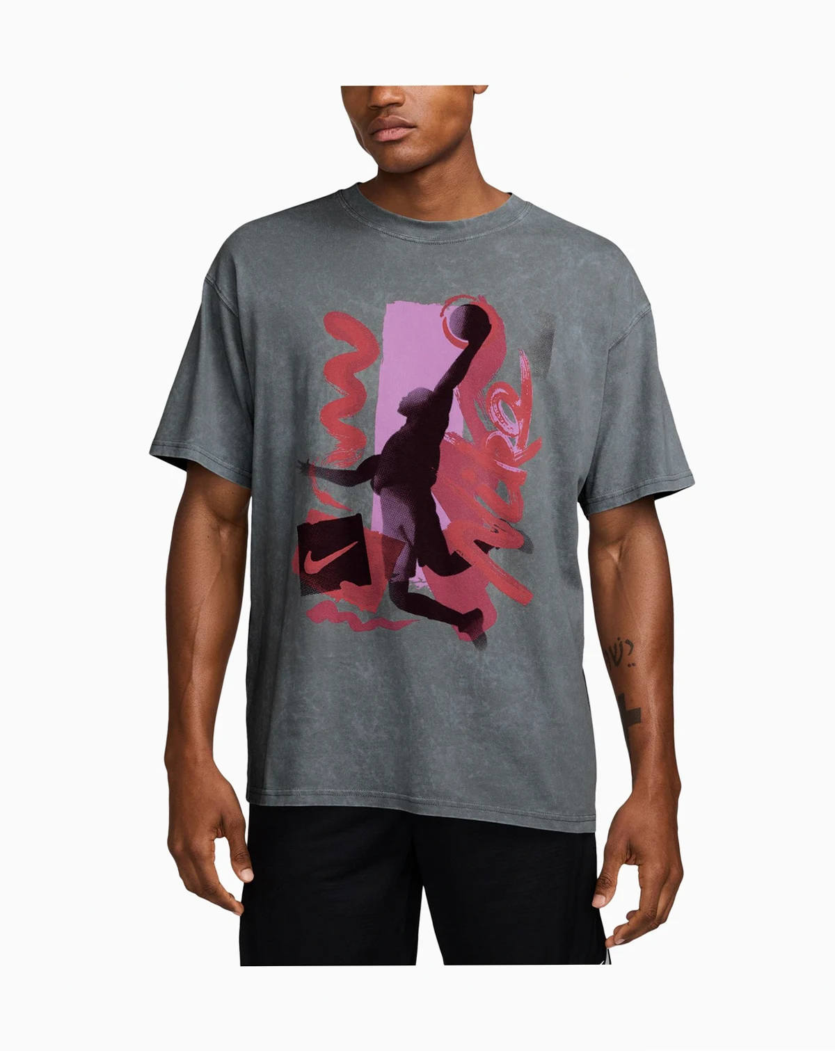 Men's Max90 Relaxed Fit Short Sleeve Basketball Graphic T-Shirt