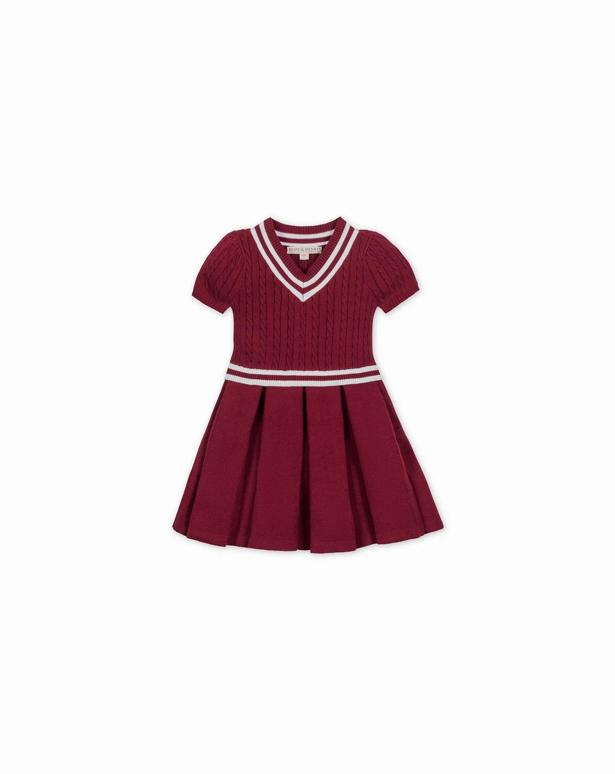 Toddler Girls' Organic Short Sleeve Cricket Sweater Dress