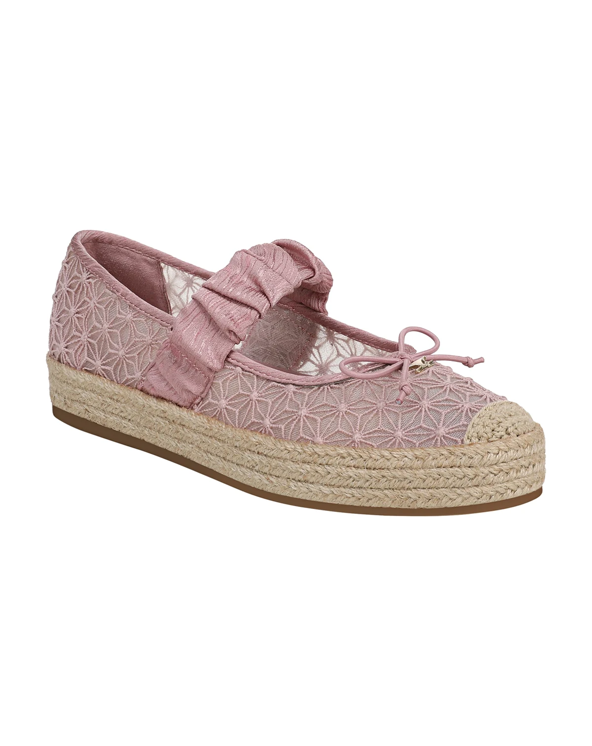 Women's Lillie Mesh Mary-Jane Espadrille Flats