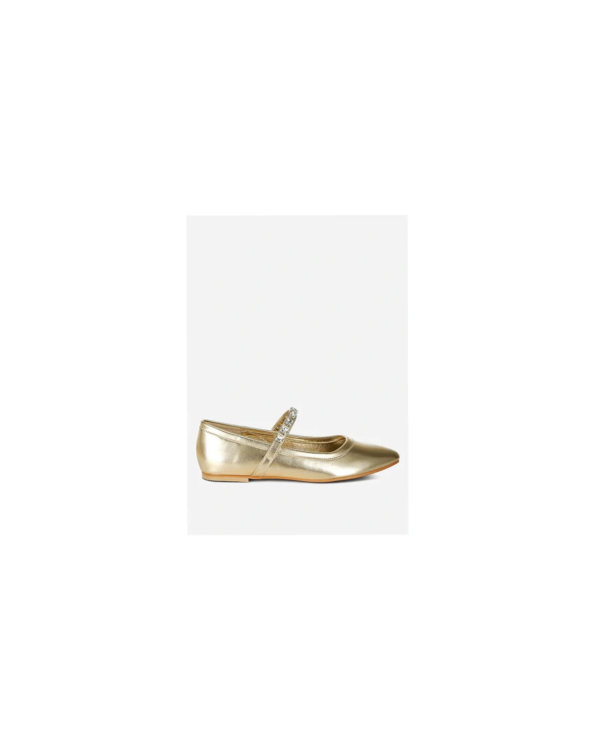 Womens Gloxinia Metallic Mary Jane Ballerinas