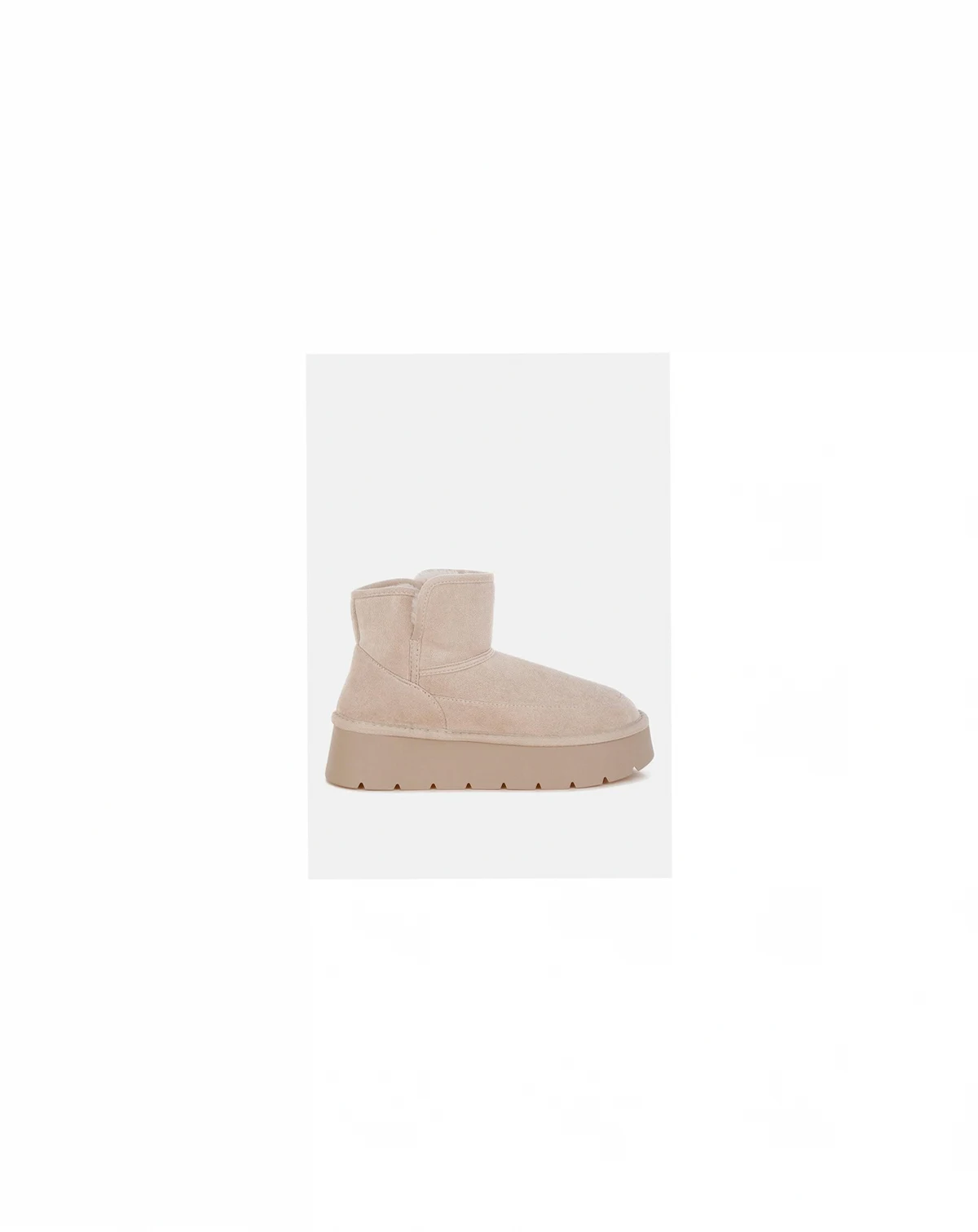 Womens Chunky Heeled Snow Boots