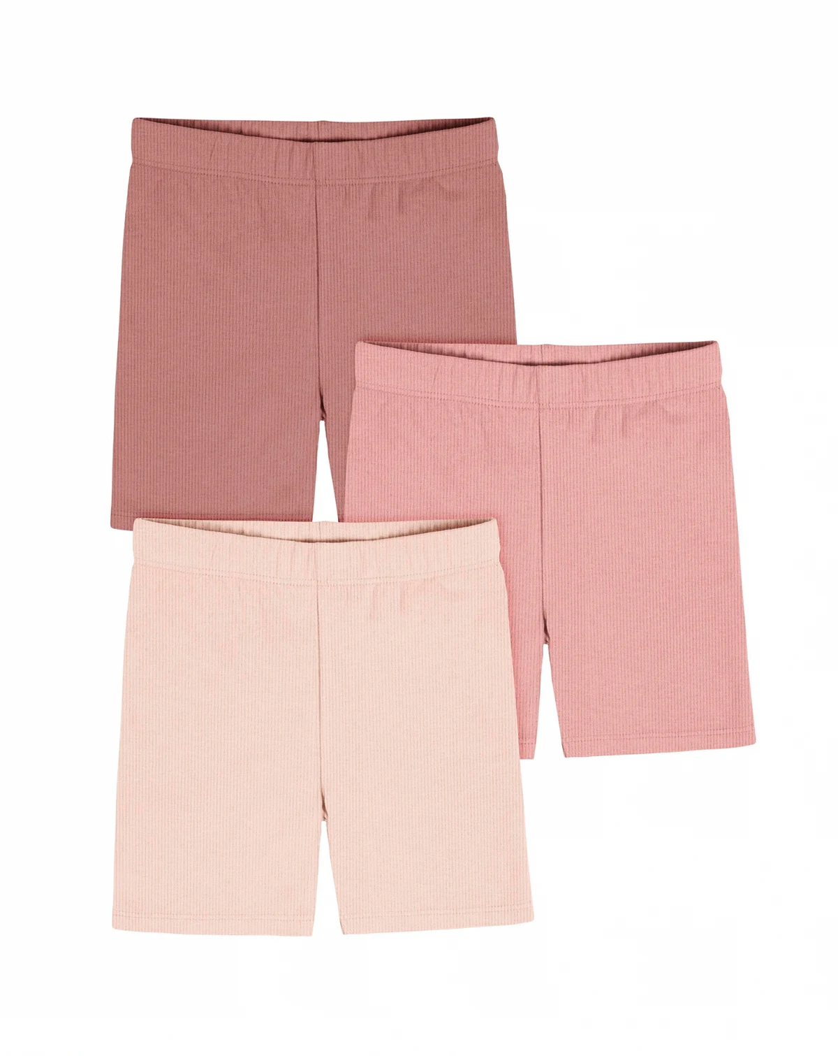 Toddler Girls Bike Shorts, 3-Pack