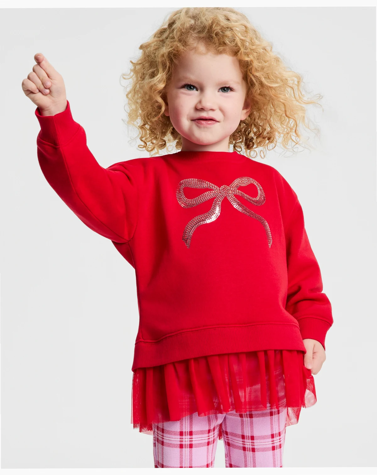 Girls' Toddler 2T-4T Crewneck Sweatshirt, Macy's Exclusive