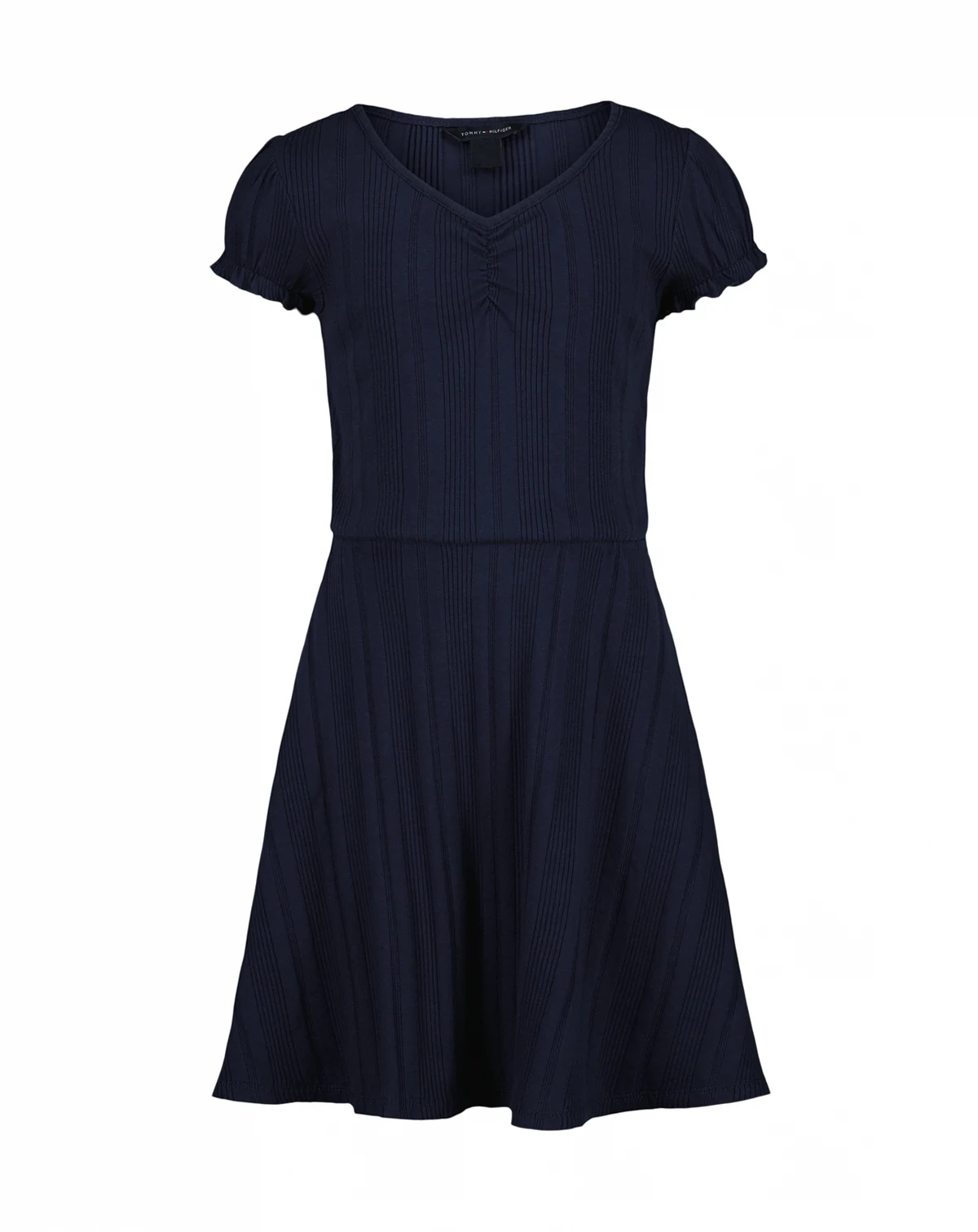 Toddler and Little Girls Variegated Rib Play Dress