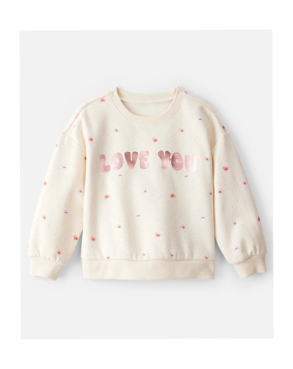Girls' Toddler 2T-5T DayDream Heart Long-Sleeve Sweatshirt