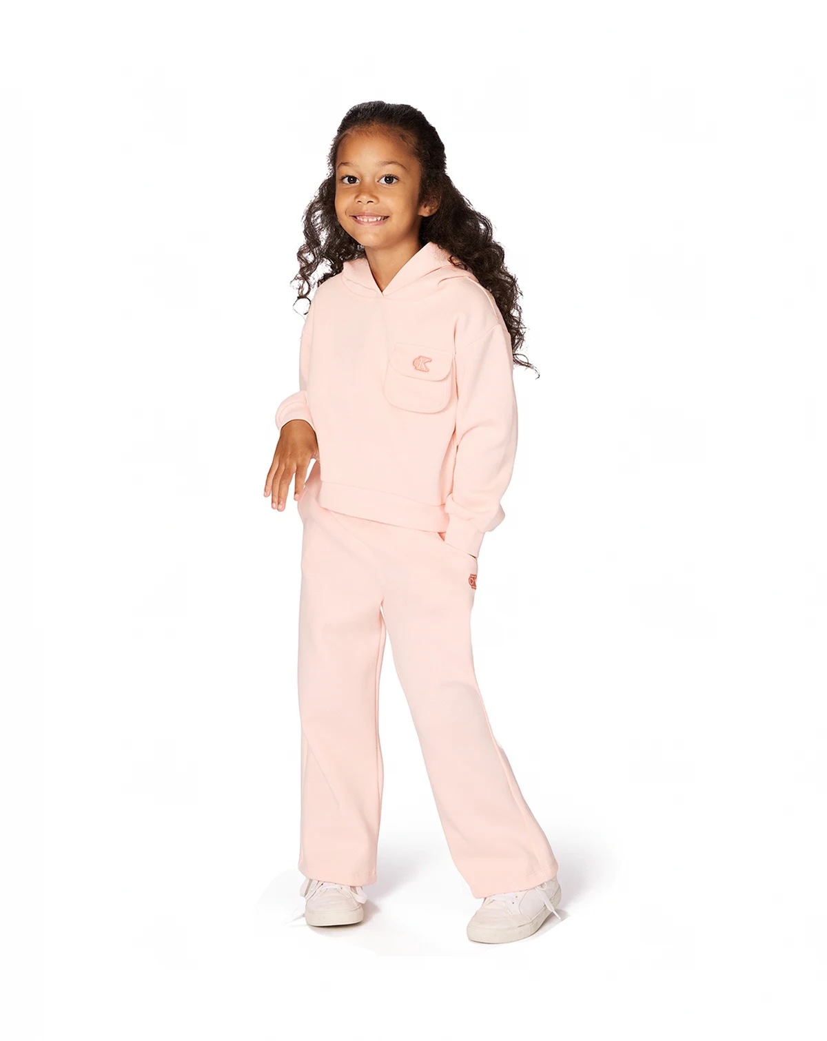 Girls' 2T-6X Fleece Hoodie and Pants, 2-Piece Set