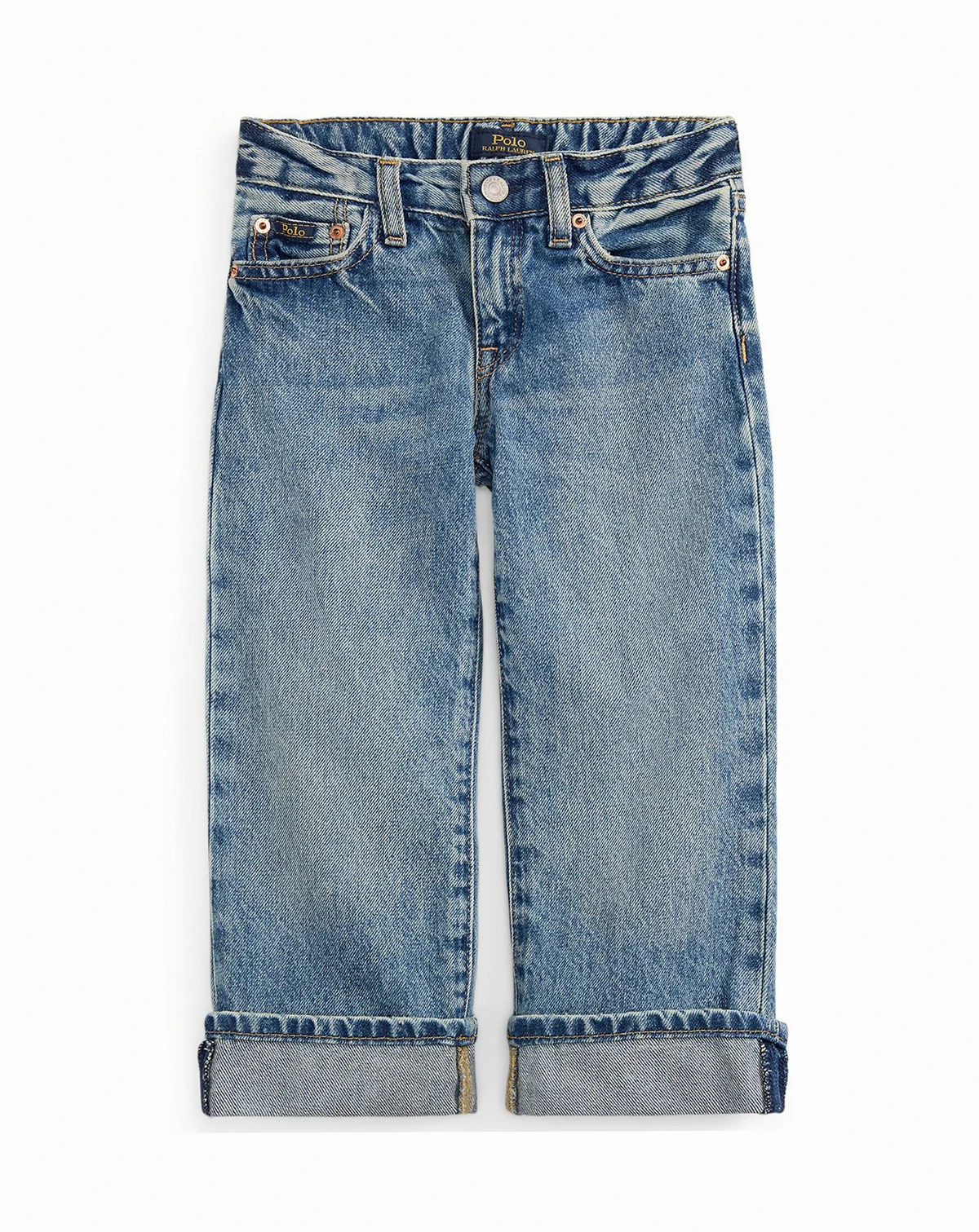 Girls' 2T-6X High-Rise Cropped Jeans