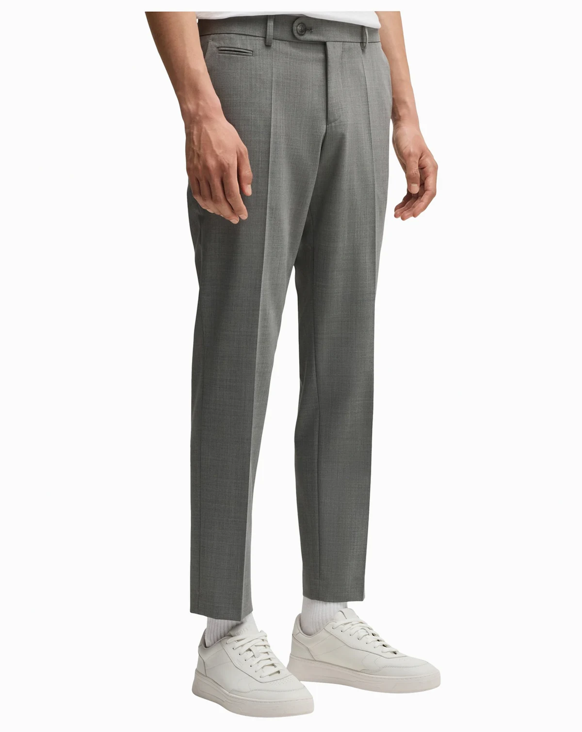 Men's Slim-Fit Super-Stretch Trousers