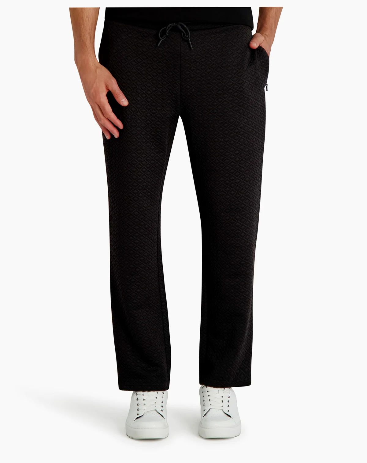 Men's Quilted Semi Straight Pants