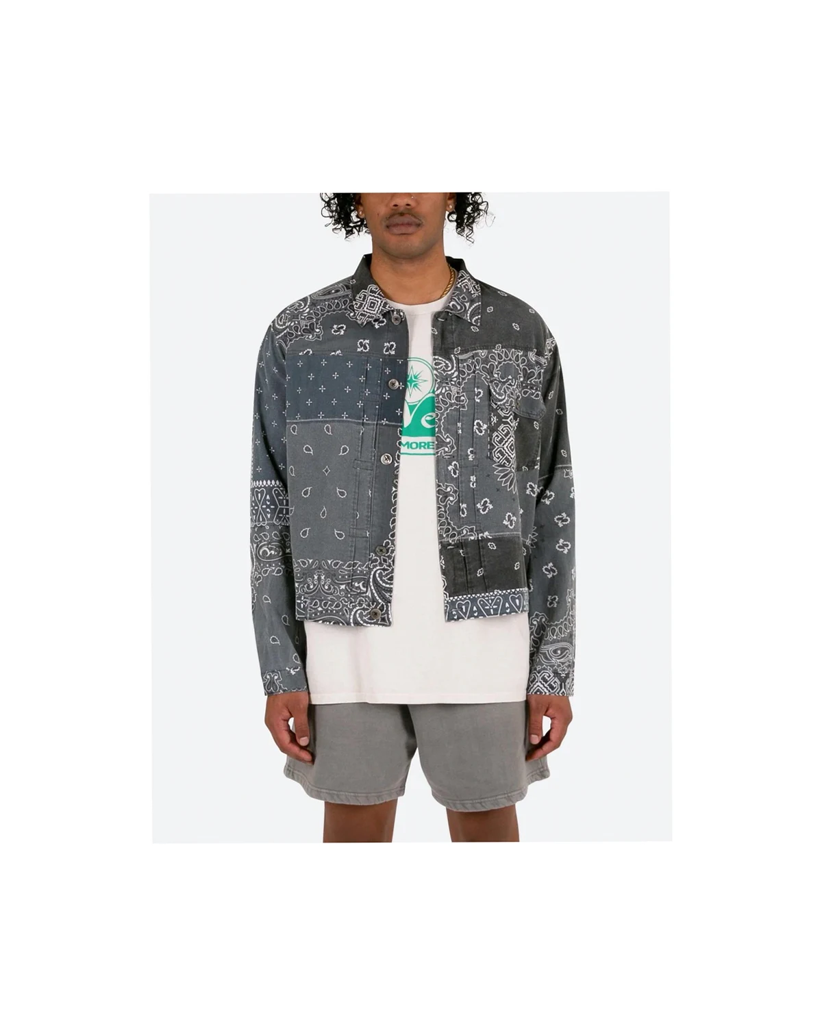 Men's Bandana Trucker Shirt