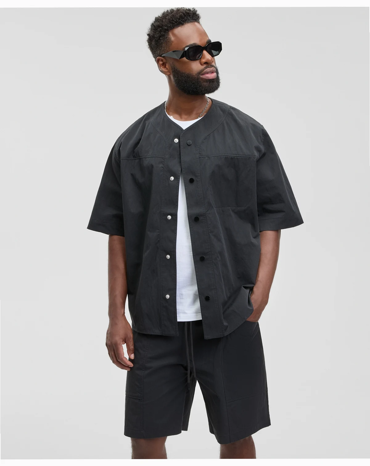 Men's Relaxed Fit Short Sleeve Snap-Front Shirt, Macy's Exclusive