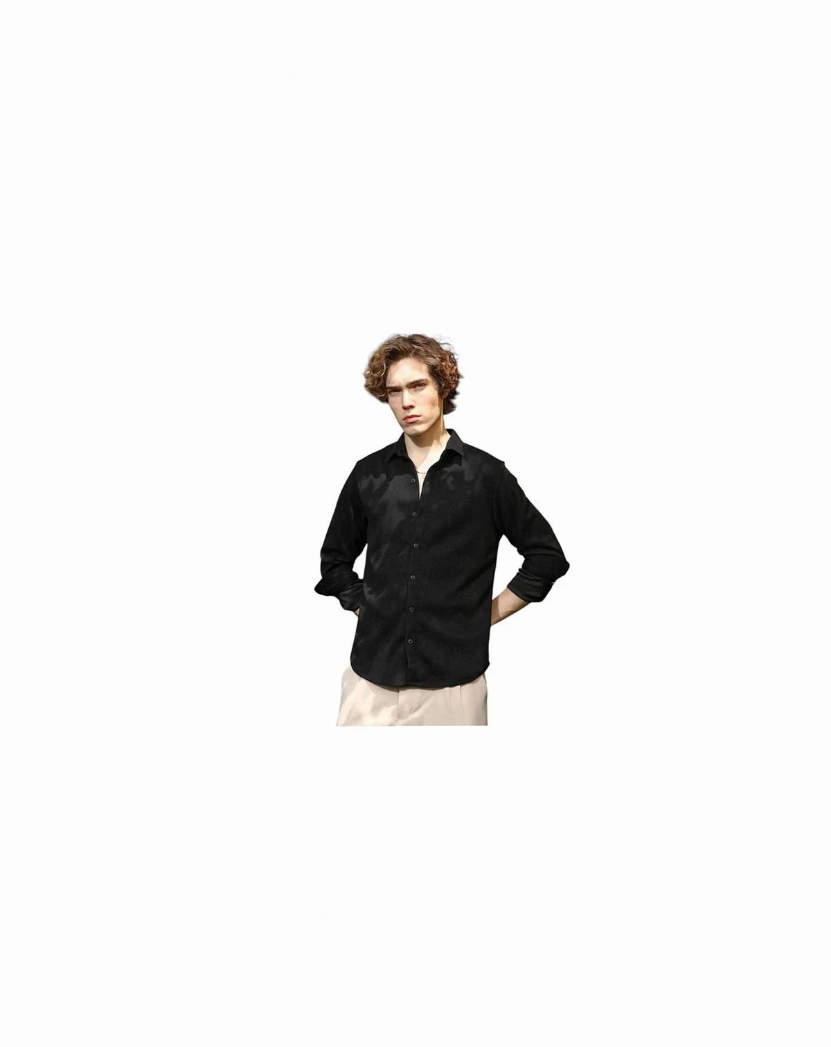 Men's Solid Knit Shirt