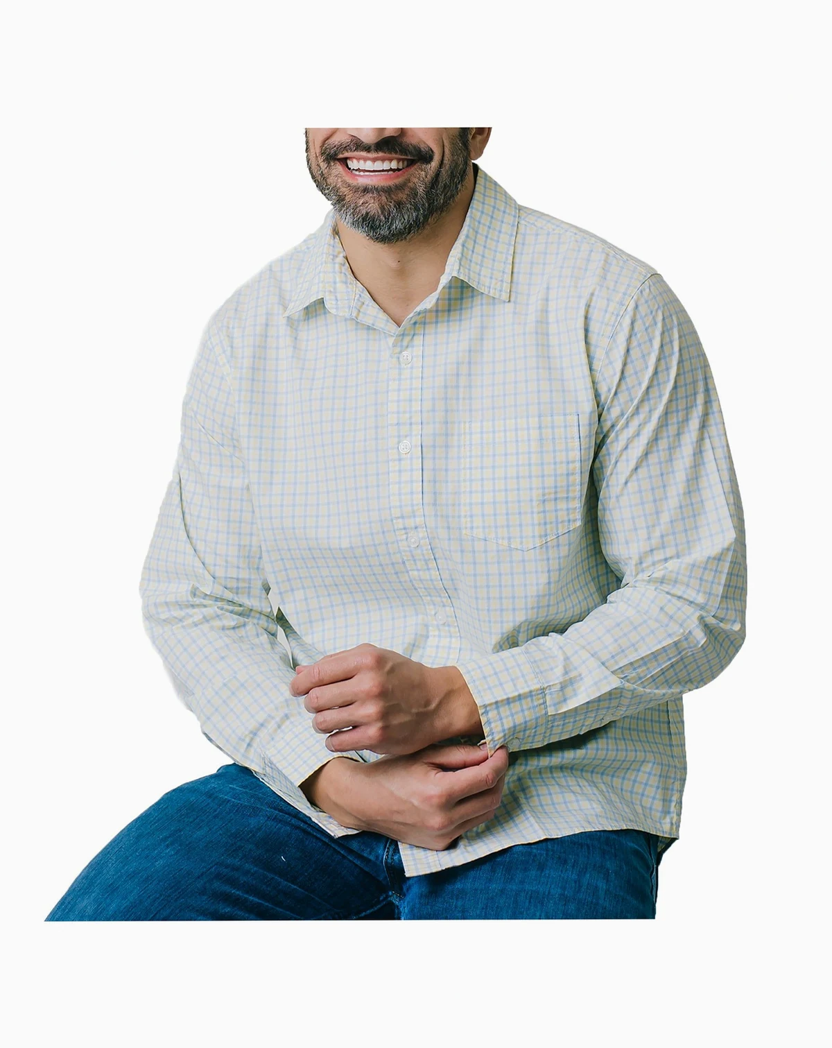 Men's Organic Poplin Button Down Shirt