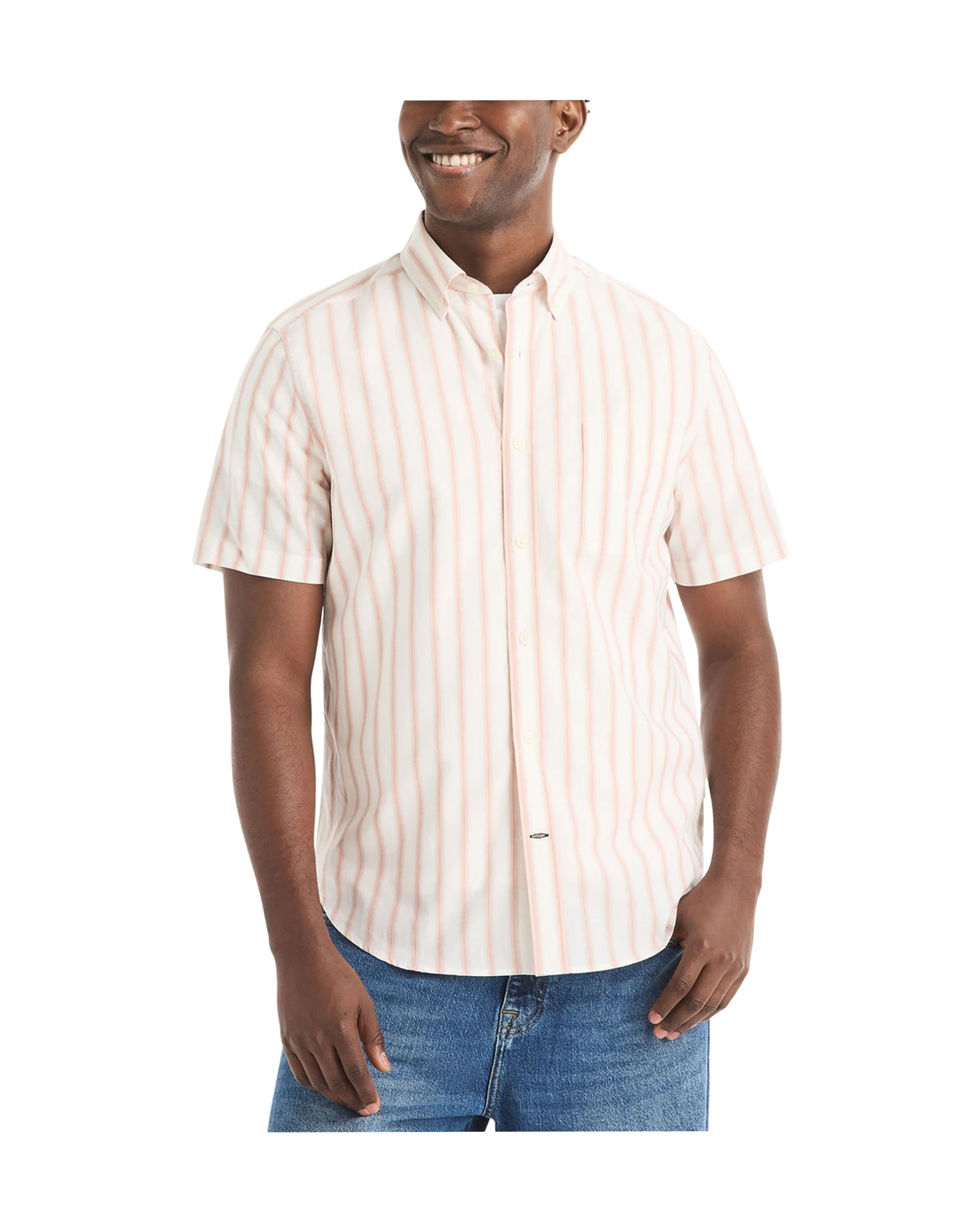 Men's Striped Short-Sleeve Shirt