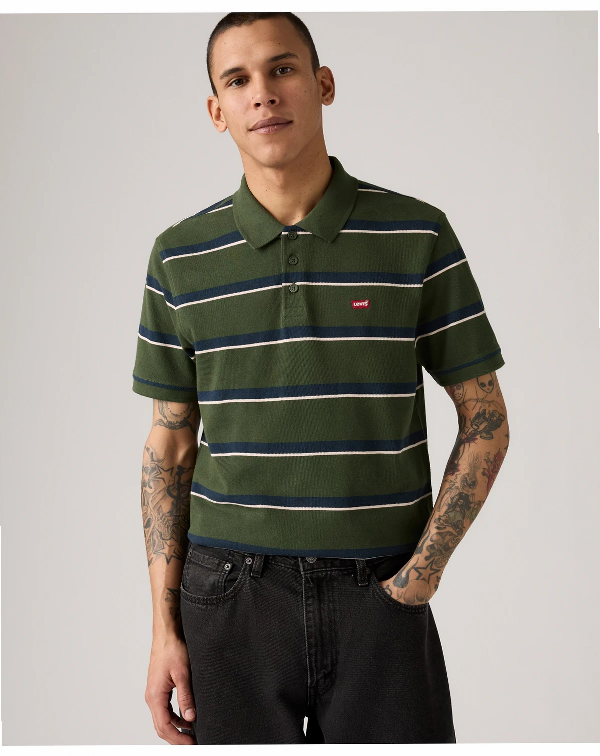Men's House Mark Regular-Fit Short-Sleeve Polo Shirt