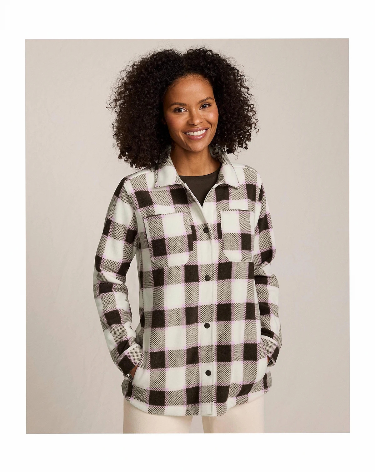 Women's Print Anyweather Fleece Shirt Jacket