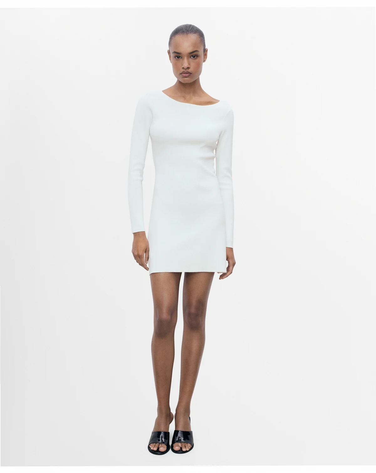 Women's Open-Back Knitted Dress