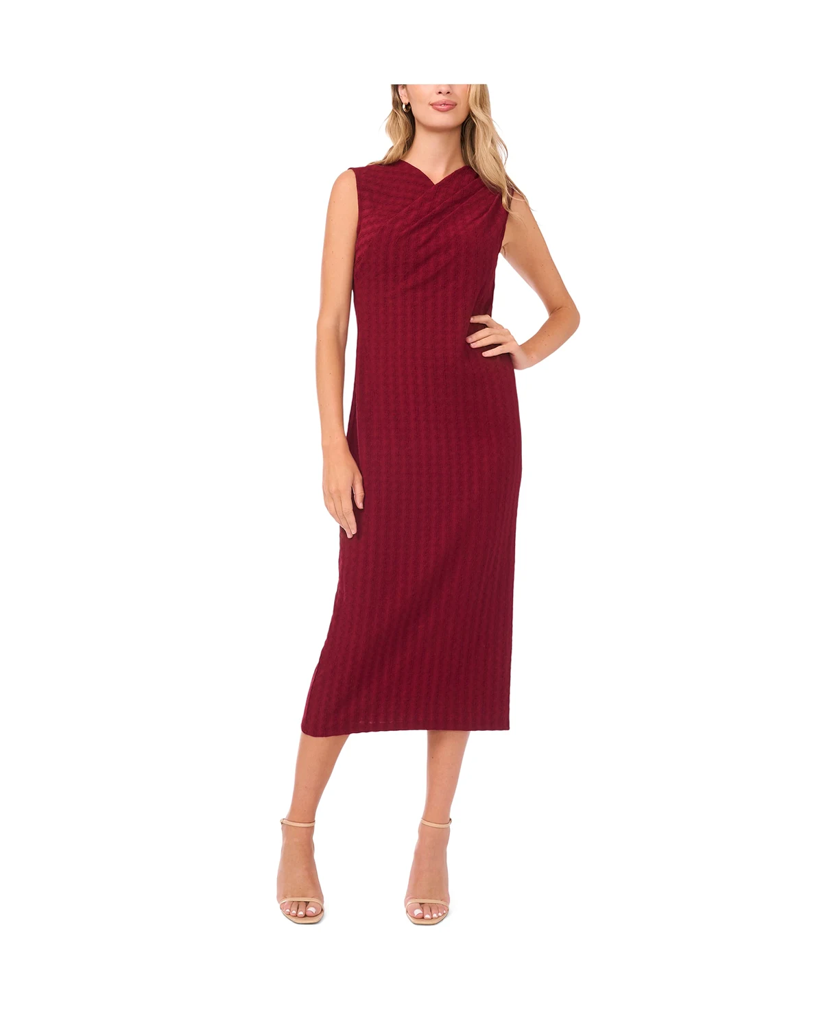 Women's Sleeveless Midi Dress