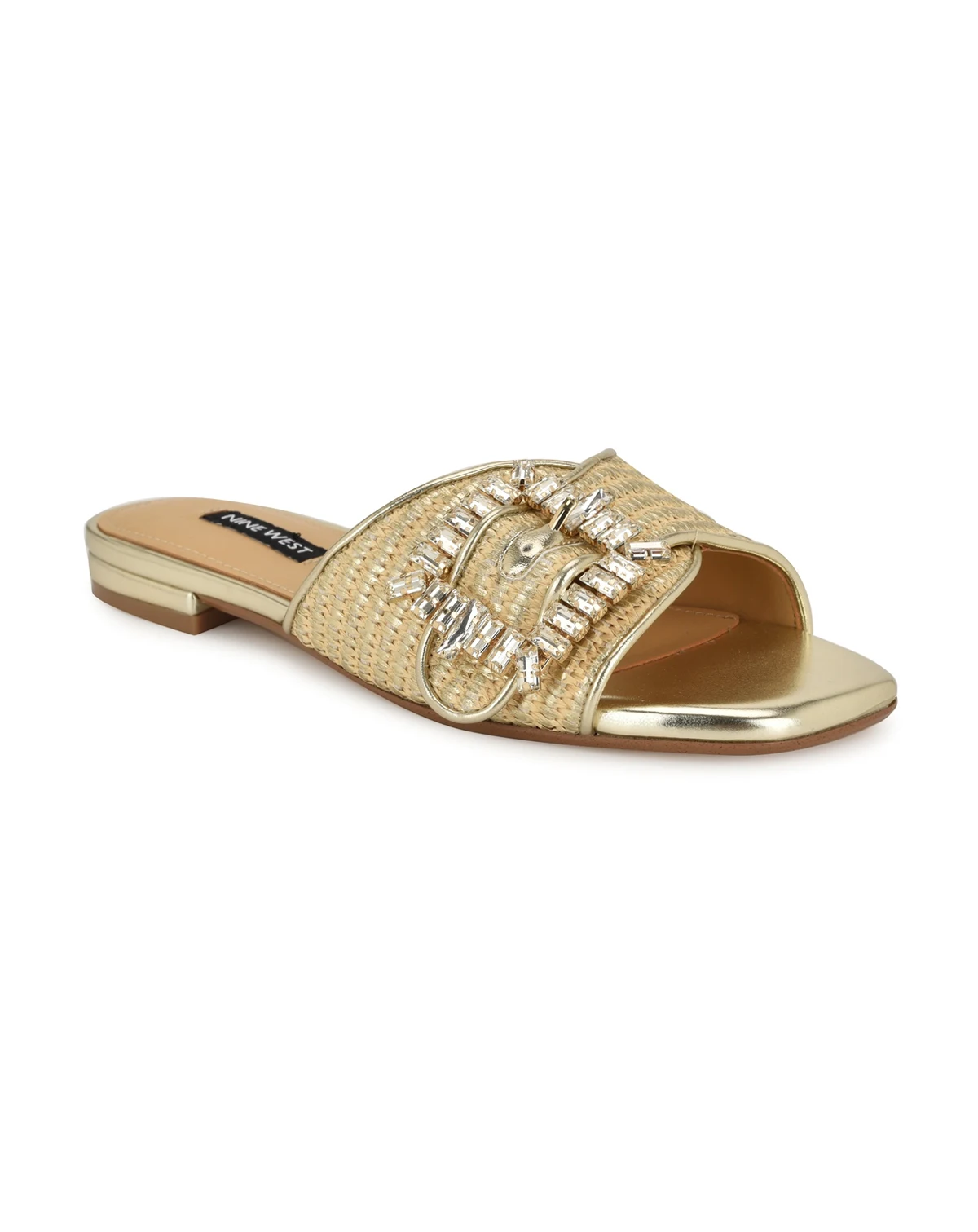Women's Laniey Embellished Flat Slide Sandals
