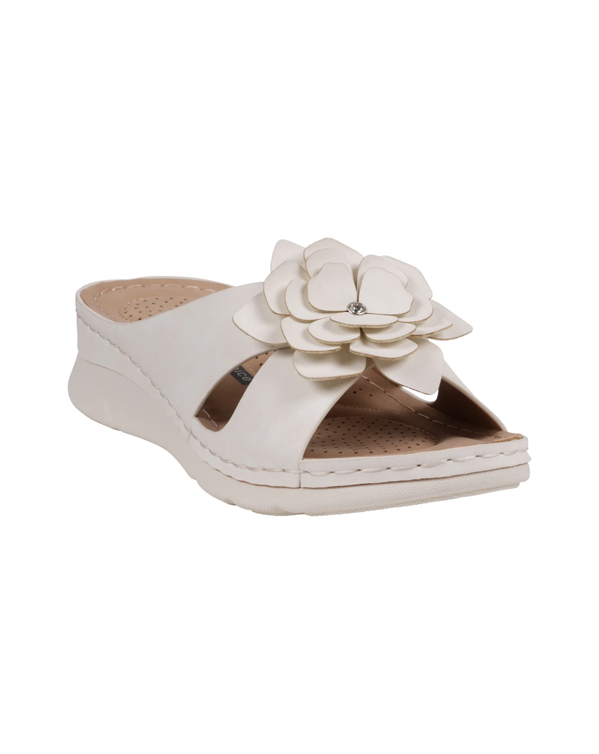 Women's Claire Flower Rosette Comfort Sandals
