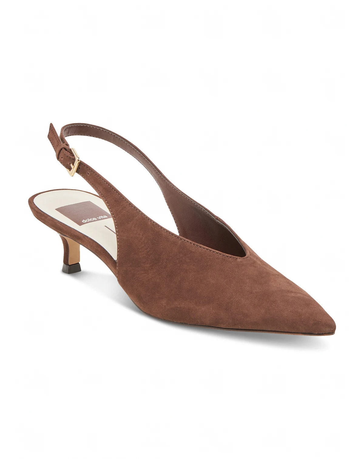 Women's Alenna Kitten-Heel Slingback Pumps