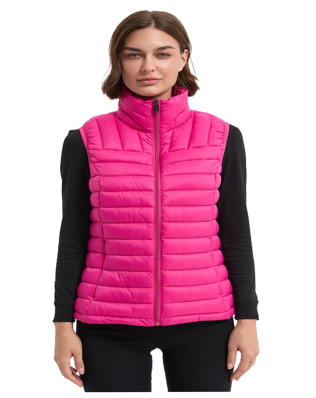 Women's Rail Quilt Packable Puffer Vest