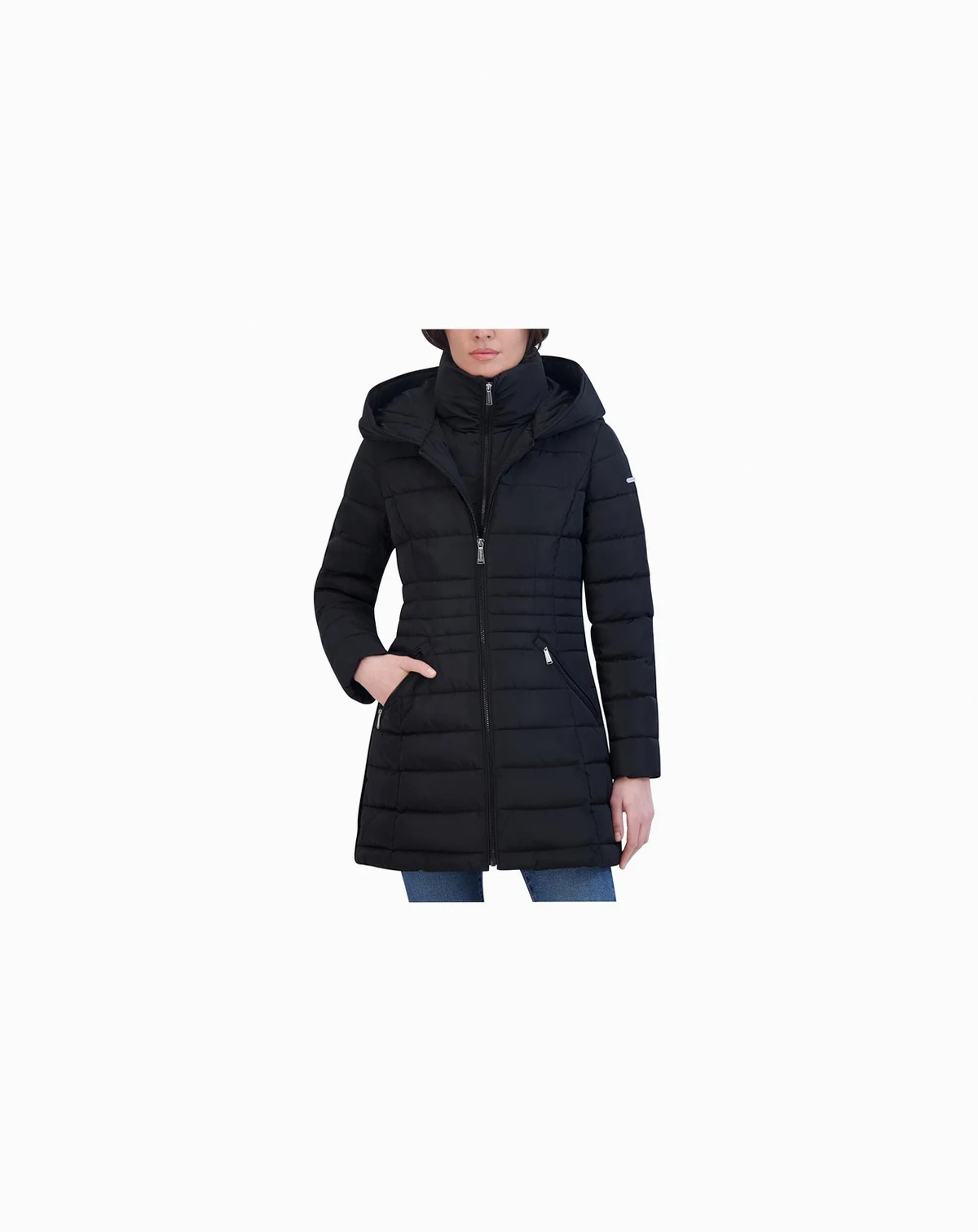Women's Laundry By Shelli Sega Fitted Puffer Coat