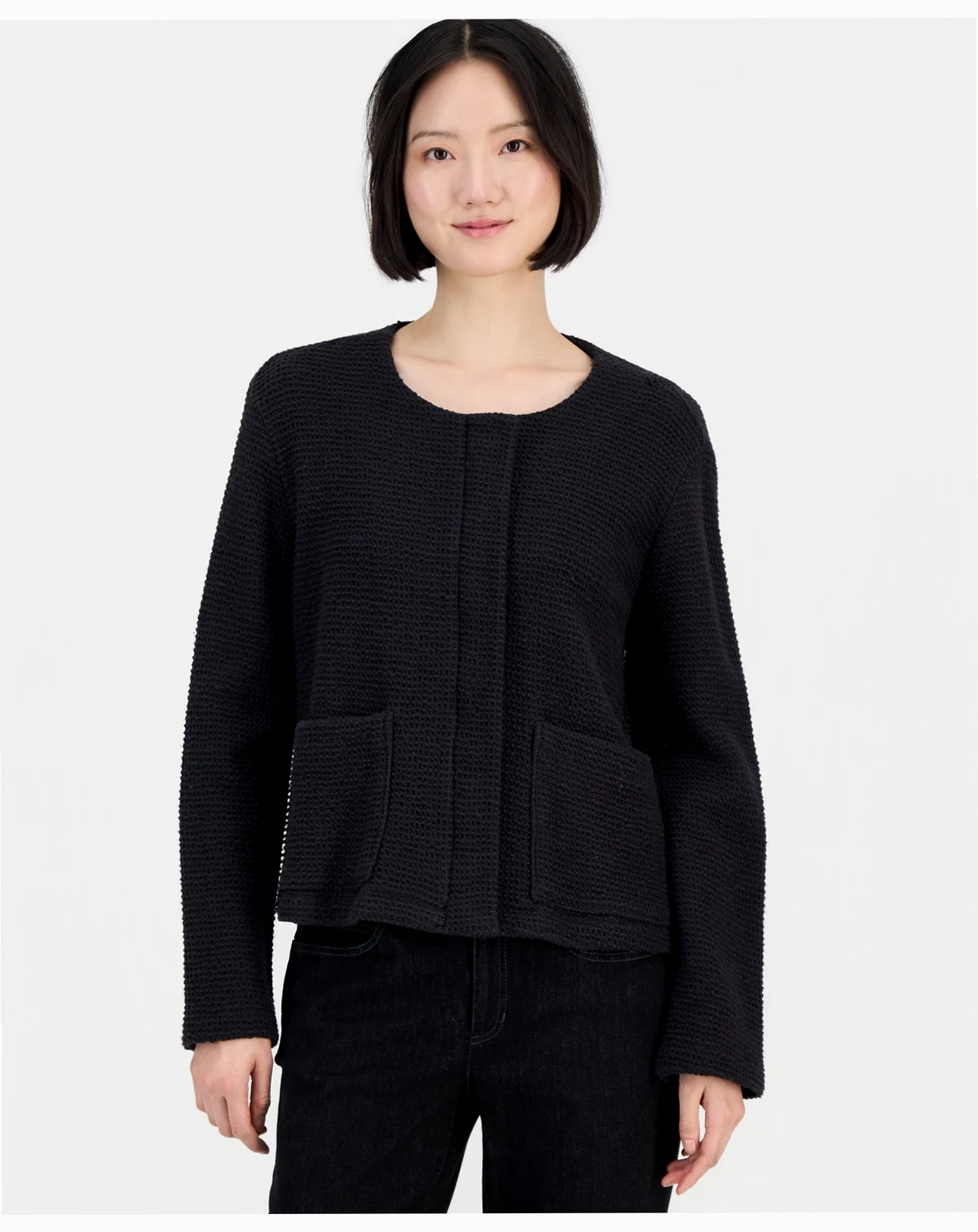 Women's Round Neck Cotton Jacket
