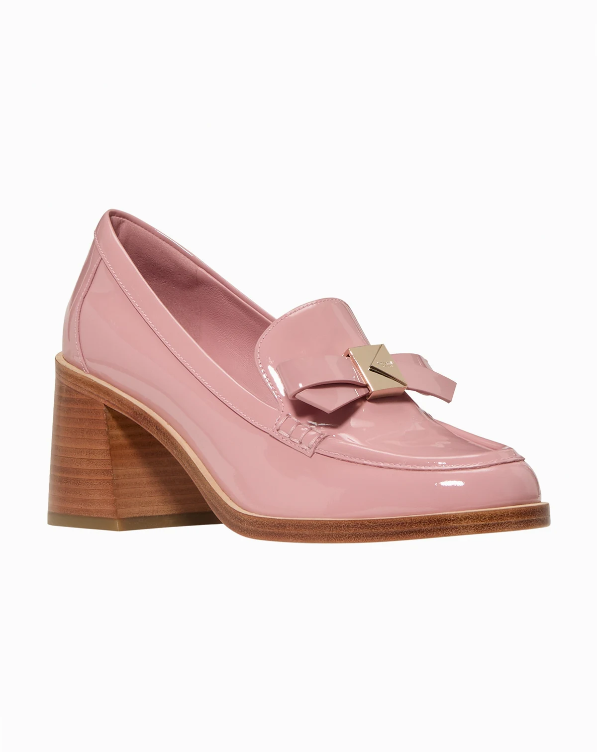 Women's Deco Bow Heeled Loafers