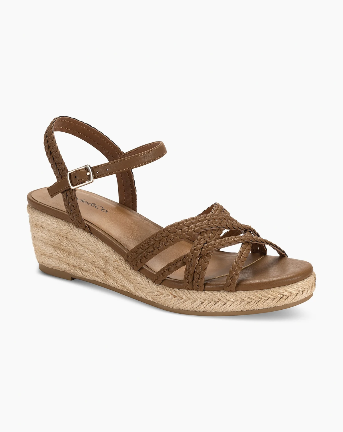 Women's Vanaa Buckles Wedge Sandals, Exclusively at Macy's