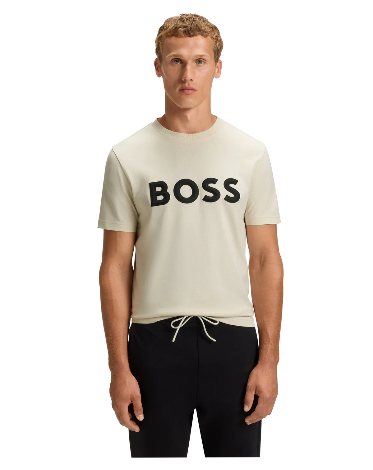 Men's 3D Logo Cotton-Jersey T-Shirt