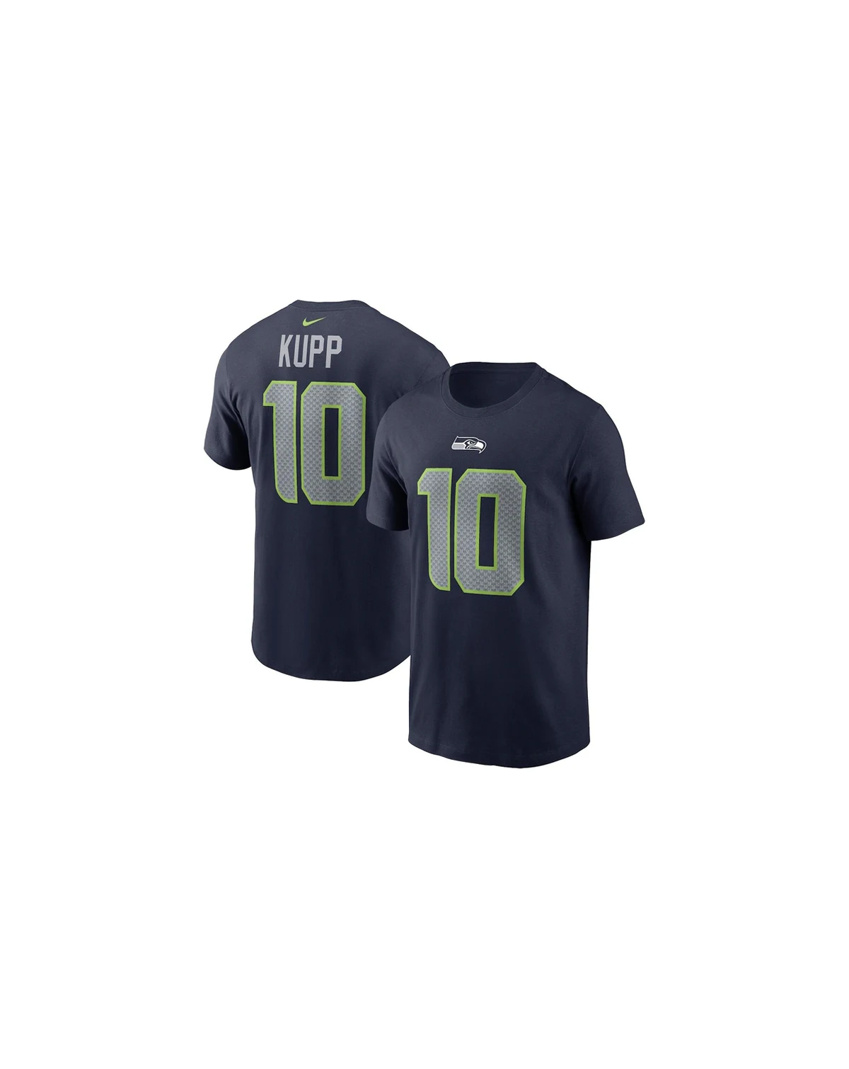 Men's Cooper Kupp College Navy Seattle Seahawks Player Name Number T-Shirt