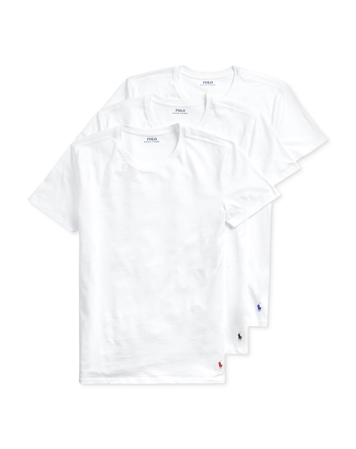 Men's 3-Pack Slim-Fit Classic Cotton Crew Undershirts